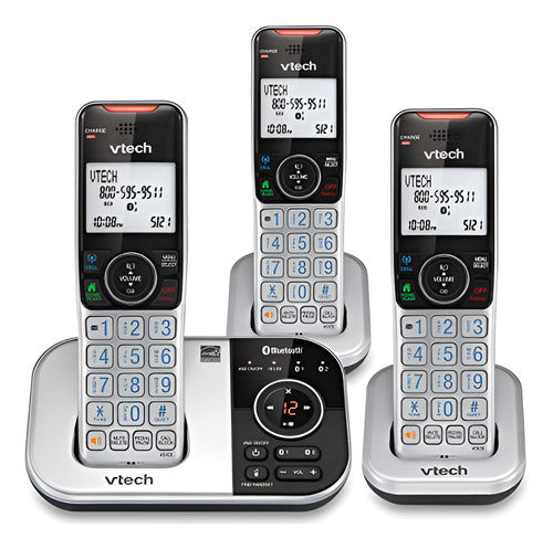 Vtech Vs112-3 Teléfono Inalámbrico Bluetooth