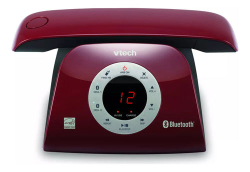 Teléfono Vtech Vs122-16 Inalámbrico Rojo Retro Reacondiciono