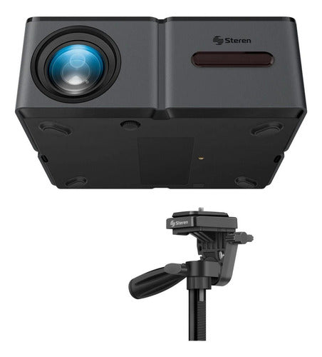 Proyector Steren Pro-500 Multimedia Gris 500w