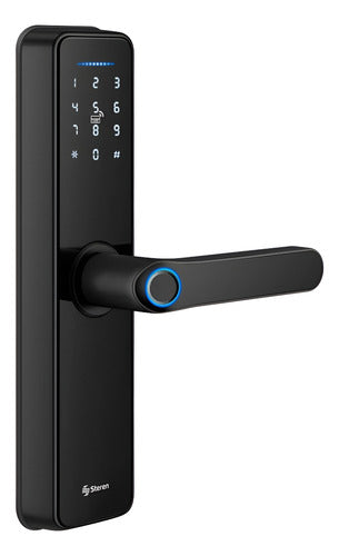Cerradura Steren Lock-510 Digital Negra Acero Inox.