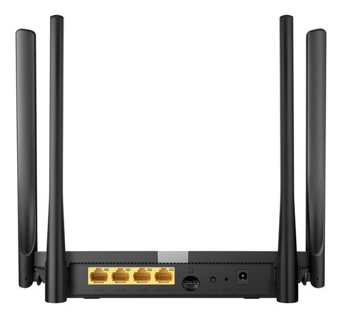 Router Steren Com-885 Negro Wi-fi 4g Ac1200 35m