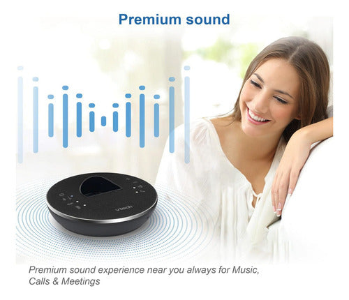 Vtech Ls6381 Telefono Inalambrico Con Bocina Bluetooth Color Negro - Excelente (Reacondicionado)