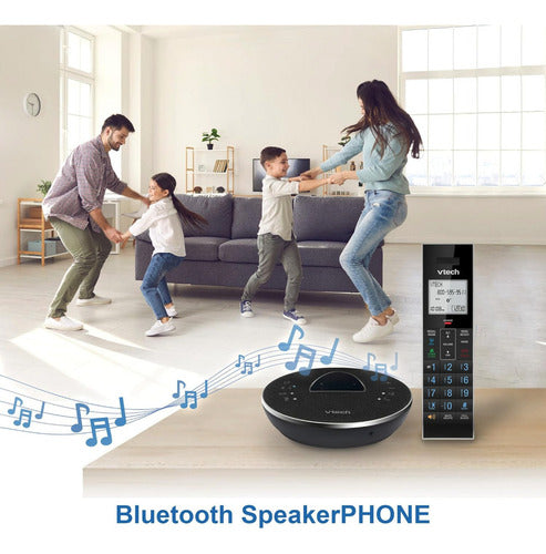 Vtech Ls6381 Telefono Inalambrico Con Bocina Bluetooth Color Negro - Excelente (Reacondicionado)
