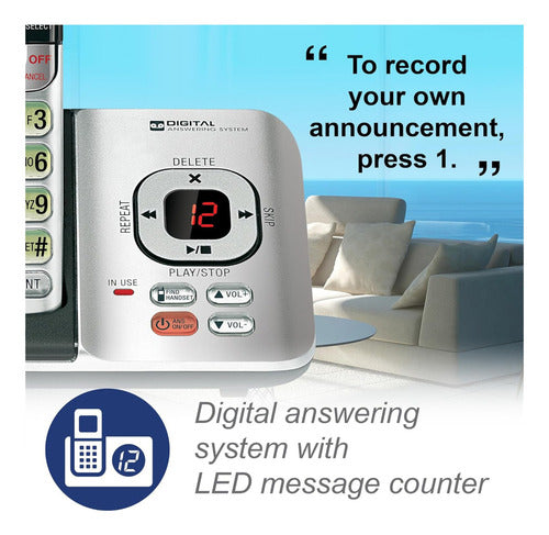 Vtech Cs6529-5 X5 Lcd Inalámbrico Reacondicionado