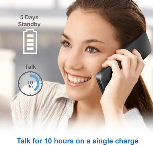 Telefono Inalambrico At&t Gl2101-1m Con Bloqueo Color Marmol Color Blanco