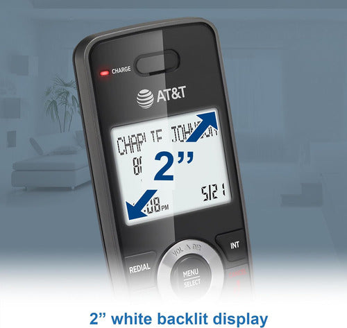 Telefono Inalambrico At&t Gl2101 Con Bloqueo Color Negro