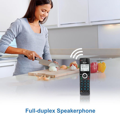 Telefono Inalambrico At&t Gl2101 Con Bloqueo Color Negro