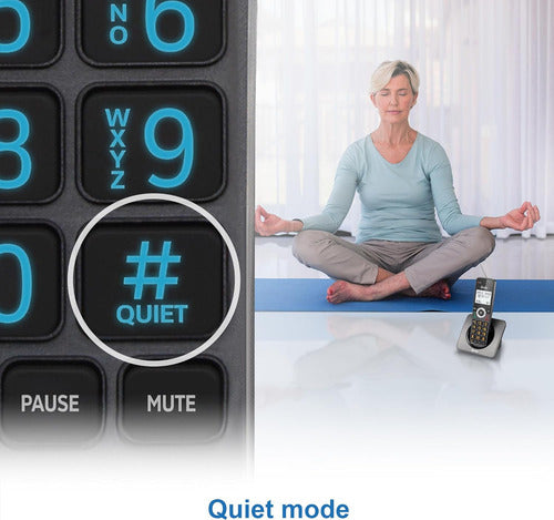 Telefono Inalambrico At&t Gl2101 Con Bloqueo Color Negro