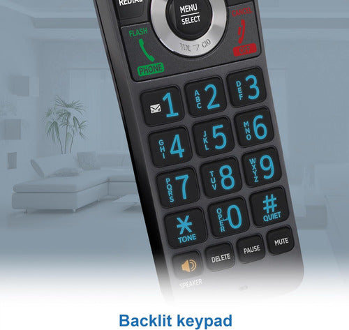 Telefono Inalambrico At&t Gl2101 Con Bloqueo Color Negro