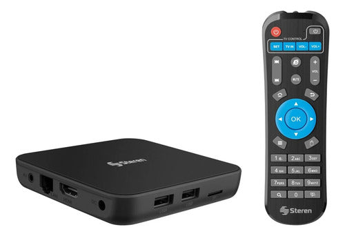 Convertidor Smart Tv Android Tv Box | Intv-110 Color Negro