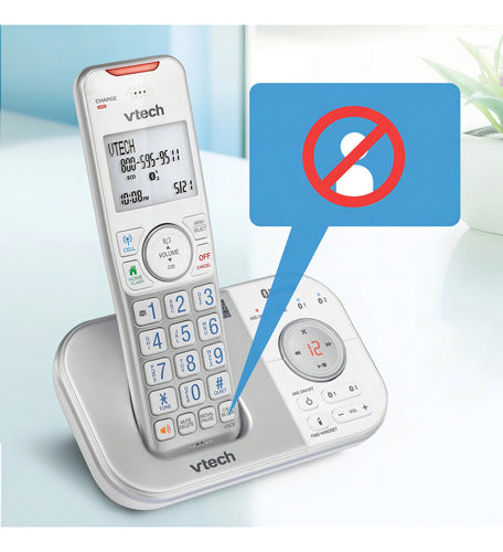 Teléfonos Inalámbricos Vtech Vs112-27 6.0 Bluetooth Con Cont