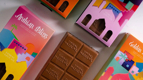 Barra De Chocolate Dubai Arabian Bliss Artesanal Gourmet