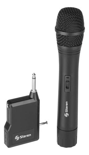 Micrófono Steren Mic-285 Negro De Mano Dinámico