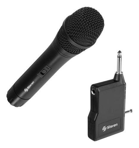 Micrófono Steren Mic-285 Negro De Mano Dinámico