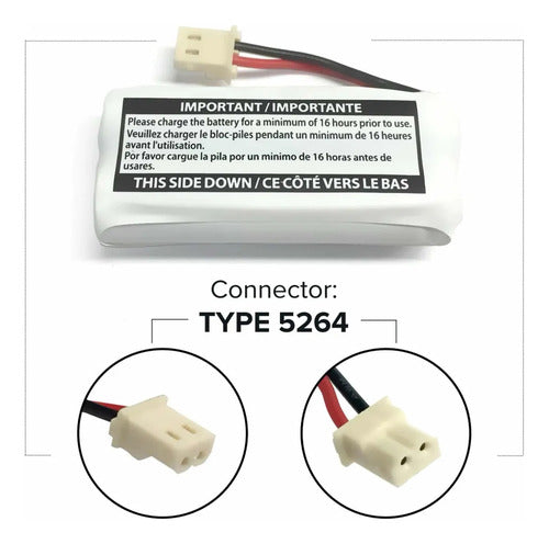 Batería De Repuesto Para Teléfono Inalámbrico Vtech O At&t