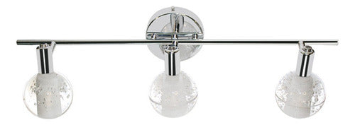 Lámpara Homefits 20600331 Cálida 3000k Riel De 3 Focos