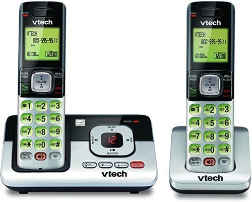 Teléfono Inalámbrico Vtechcs6829-2 Ngo/plateado Caja Abierta
