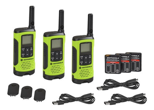 3 Radios De 2 Vias Motorola Talkabout T260tpg 40km
