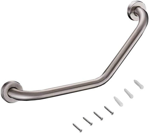 Agarradera Para Baño De Apoyo Soporte De Seguridad Plateado