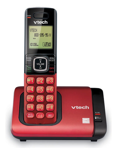 Teléfono Inalámbrico Vtech Rojo - Caja Abierta