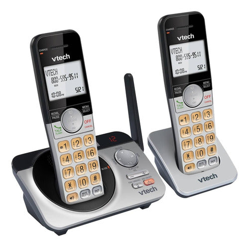 2 Teléfonos Inalámbricos Vtech Cs5229-2 Con Contestadora