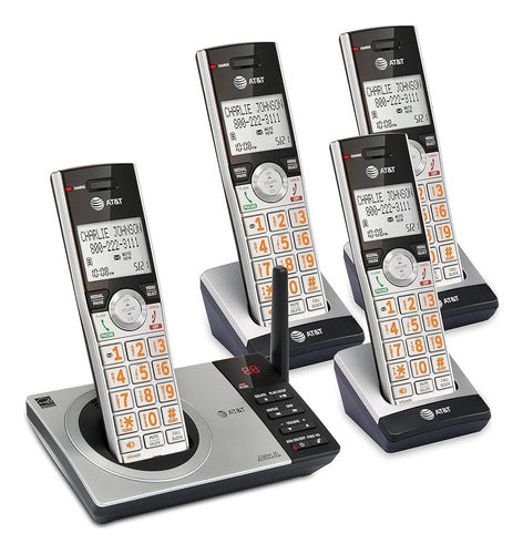 4 Teléfonos Inalámbricos Contestad At&t Cl82407 Caja Abierta