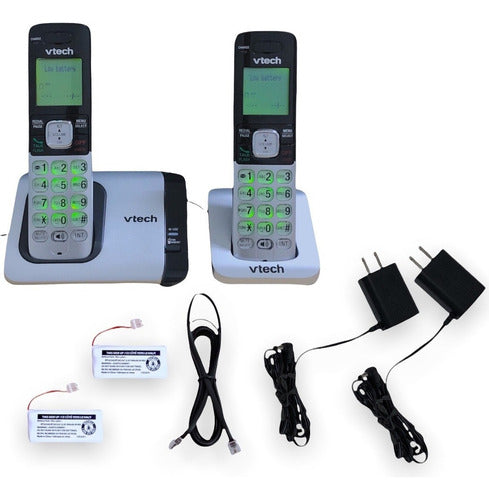 Juego D 2 Telefonos Inalambricos Vtech Cs6719-2 Caja Abierta