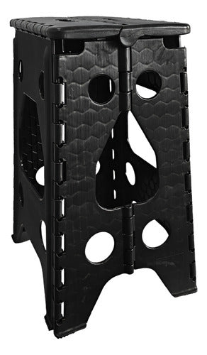 Banco Plegable Portatil  Grande 45 Cm Polipropileno