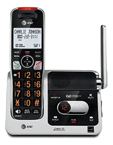 At&t Bl102 Dect 6.0 Cordless Phone For Home With Answering Machine, Call Blocking, Caller Id Announcer, Audio Assist, In