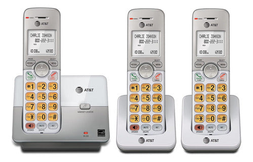 Teléfono At&t El51303 Inalámbrico - Plateado - Caja Abierta